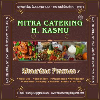 Cv Mitra Catering H Kasmu Nasi Box Snack Box Hemat Sehat Kab Sleman