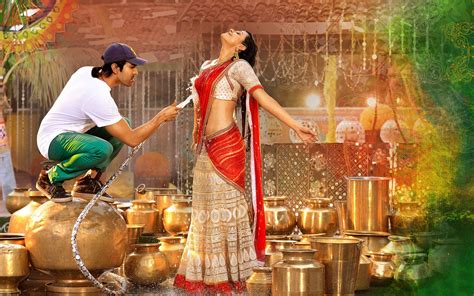 HD Ram Charan and Kajal Aggarwal In Govindudu Andarivadele Wallpaper ...