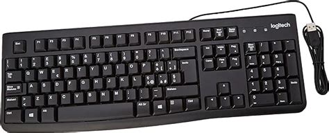 Logitech K120 Wired Business Keyboard Qwerty Italian Layout Black