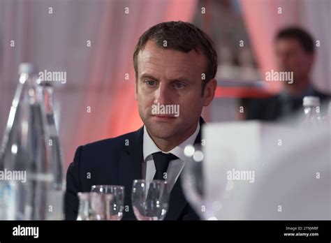 Paris France Th June Emmanuel Macron French President