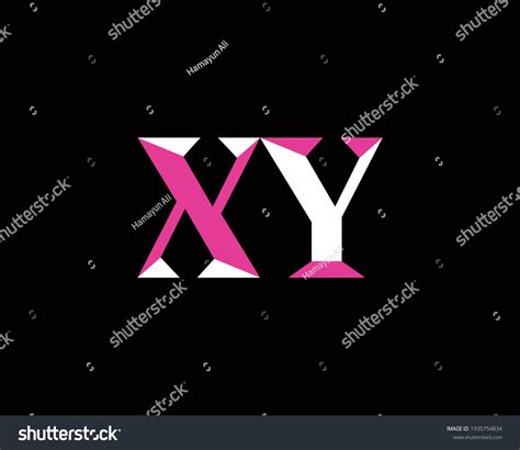 Creative Letter Xy Logo Design Vector Stock Vector Royalty Free 1935754834 Shutterstock