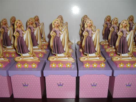 Centro De Mesa Proven Al Da Rapunzel Bitocotudos Maravilhas De Festas