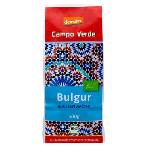 Campo Verde Bio Demeter Bulgur Aus Hartweizen 500g Bei REWE Online