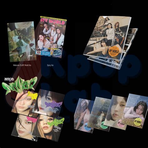 Jual [ready Stock] Aespa The 3rd Mini Album [my World] Poster With