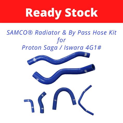 Samco Radiator By Pass Hose Kit For Proton Saga Iswara G