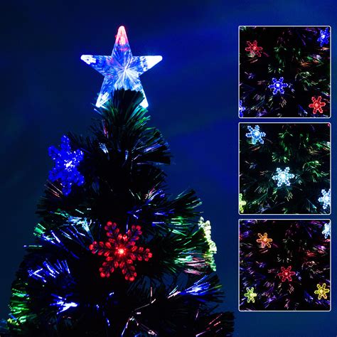 HOMCOM Albero Di Natale Con Luci LED 120 150 180cm Artificiale In