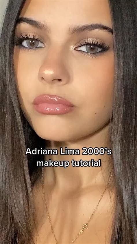 Adriana Lima 2000s Makeup Makeup Makeup Aesthetic Makeup Tutorial