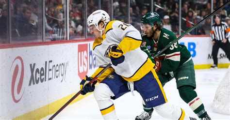 Predators Welcome Wild Tonight Revenge Game The Hockey News