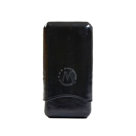 Montes Ubrique Cigar Case Leather Black Sk Rzane Etui Na Cygara