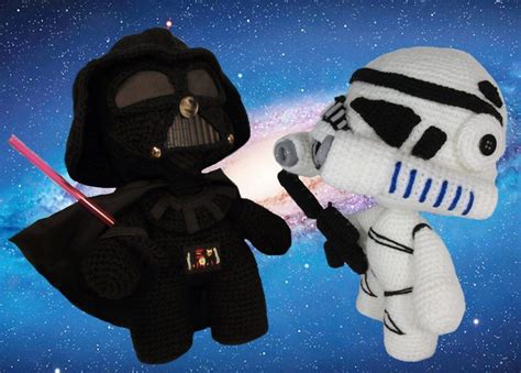 Darth Vader Y Stormtrooper Star Wars Amigurumis Galamigurumis