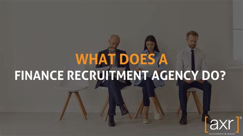 What Does A Finance Recruitment Agency Do