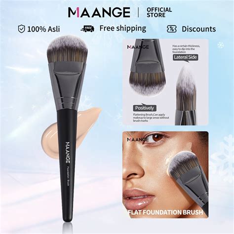 Jual Maange Foundation Brush Kuas Makeup Brushes Kosmetik Gagang Sikat