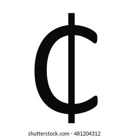 Ghana Cedi Currency Symbol Money Sign Stock Vector Royalty Free