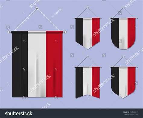 40 3d Realistic Pennant Flag Egypt Images Stock Photos And Vectors