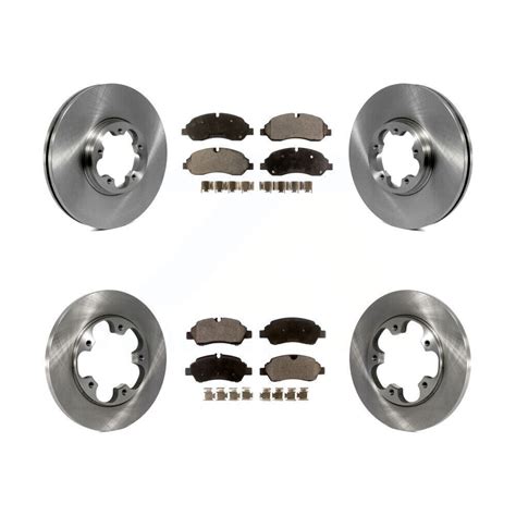 Front Rear Disc Brake Rotor And Ceramic Pad Kit For Ford Transit