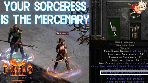 Your Mercenary Kills EVERYTHING Enchant Sorceress Build Guide Diablo