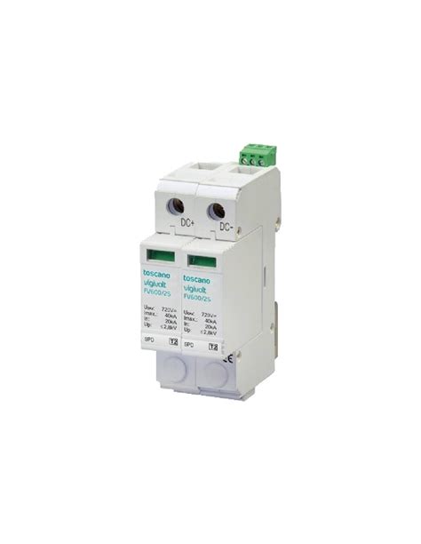 Transient Surge Protector Photovoltaic Systems Type 1 2 600Vdc 40kA