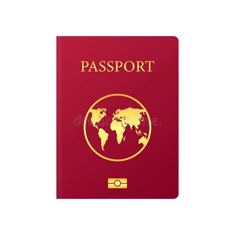 Plantilla De Cobertura De Pasaporte Internacional Vectorial Pasaporte