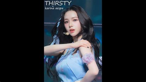 Karina Aespa THIRSTY Fancam At HYPER LINE YouTube