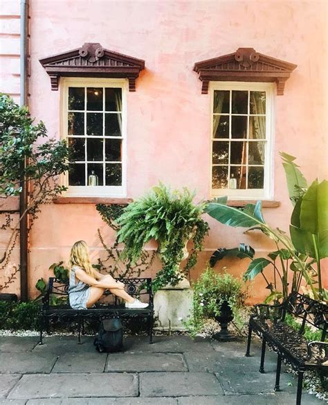 Admiring The Olde Pink House Savannah Georgia See Instagram Photos