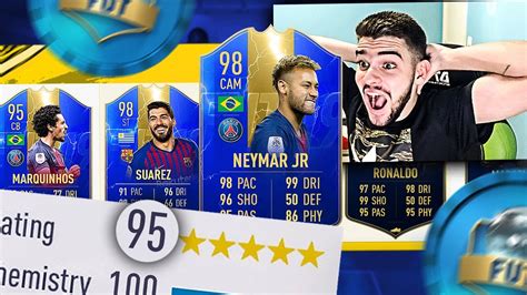 NEYMAR 98 TOTS 195 NO FUT DRAFT DESAFIO FIFA 19 YouTube