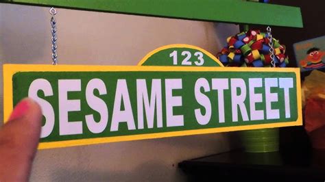 Make Sesame Street Sign