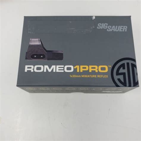 Sig Sauer Romeo1pro 1x30mm 3 Moa Reflex Red Dot W Shroud Ebay