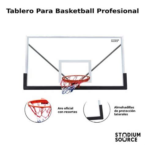 Tablero De Baloncesto Con Medidas Oficiales