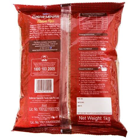 Buy Kohinoor Charminar Brown Rice Kg In Wholesale Price Online B B