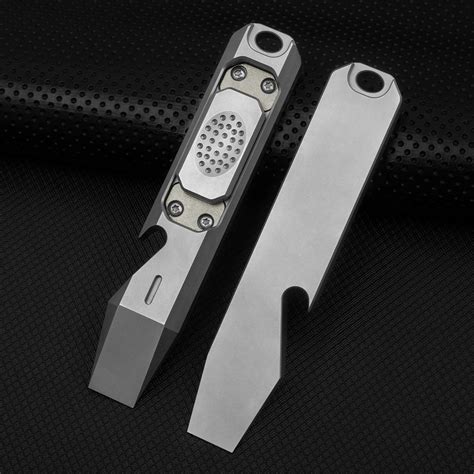 Titanium Alloy Crowbar Tools Hand Outdoor Camping Multifunction Bottle