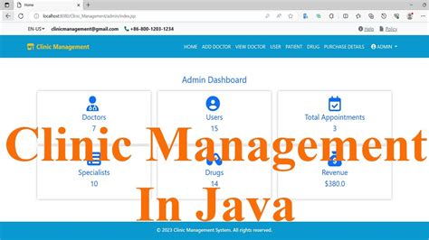 Clinic Management System In Java JSP Servlet MySQL YouTube