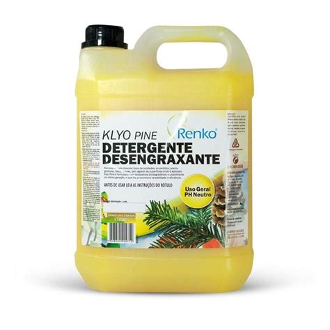 Klyo Pine Detergente Desengraxante Gel 5 Litros Casas Bahia