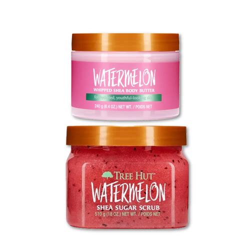 Tree Hut Watermelon Whipped Body Butter Watermelon Scrub Banded Offer