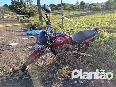 Câmera registra acidente que matou polidor em Maringá Plantão Maringá