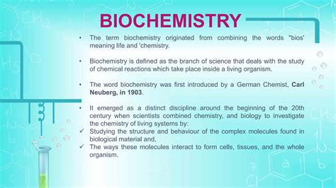 Introduction To Biochemistry Ppt