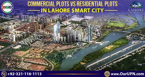 Commercial Plots vs Residential Plots in Lahore Smart City - UPN