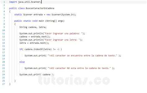 Funciones Java Buscar Caracter En Cadena Tutorias Co