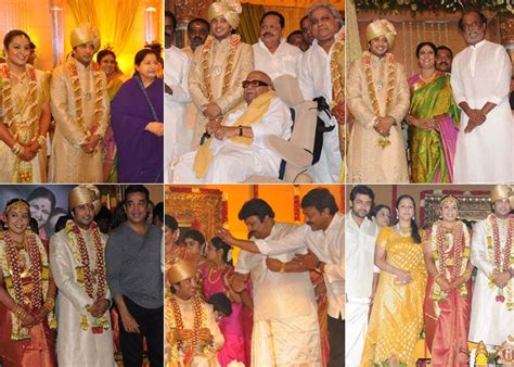 Celebs At The Wedding Reception Of Sivaji Ganesans Grandson