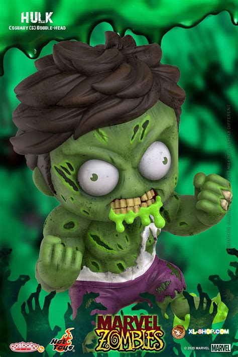 Hot Toys COSB Marvel Zombies Hulk Cosbaby S Bobble Head