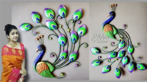 Peacock Wall Hanging Craft Clay Mural Amazing Wall Hanging Craft Ideas