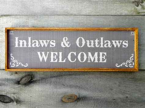 Welcome Sign Rustic Wood Signs Outdoor Sign Western Home