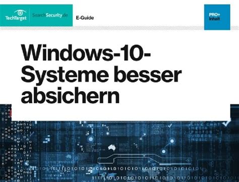 Kostenloser E Guide Windows Systeme Besser Absichern