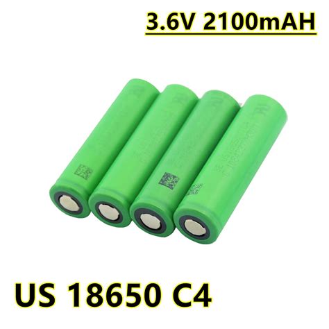 NEW 3 6V Battery Green Flat 18650 Li Ion Lithium Batteries Rechargeable