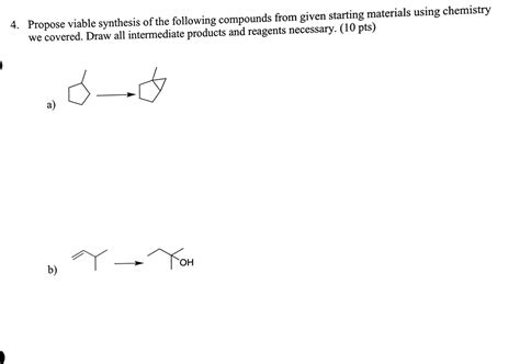 Solved 3 Provide Missing Major Products Or Reagents Both