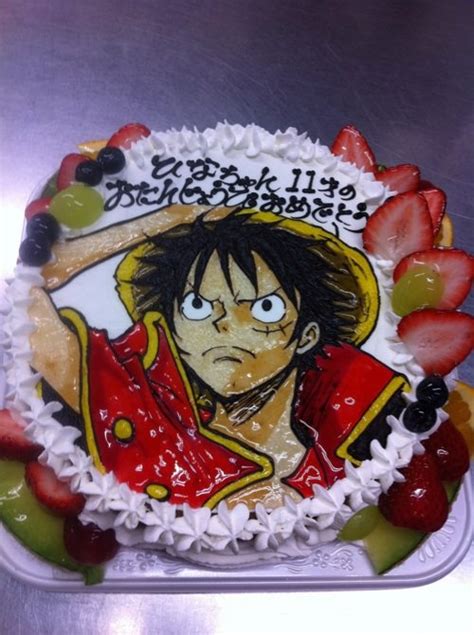 One Piece Cake Anime Kuchen Kindergeburtstag Geburtstagskuchen