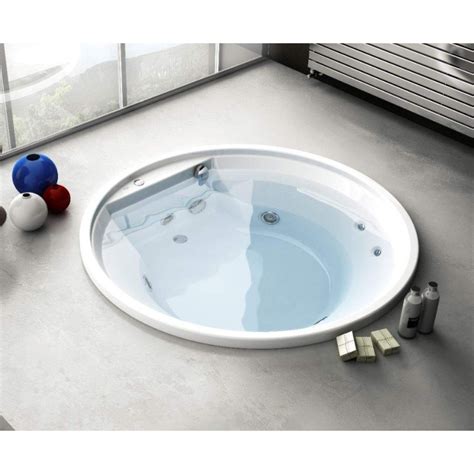 Round built-in bathtub Jacuzzi Project Round