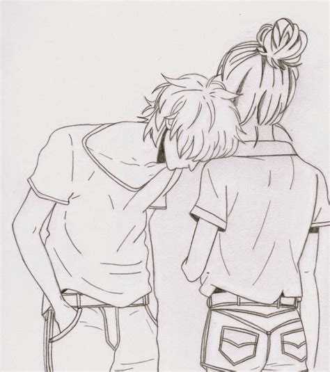 Cute Couple Easy Drawing Ideas : Drawings Drawing Easy Pencil Couple ...