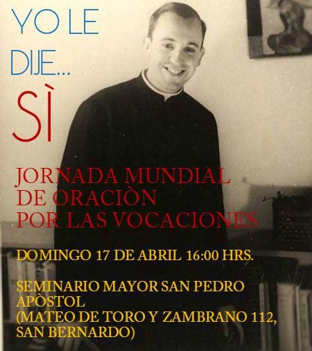 Invitación A Celebrar La Jornada Mundial De Oración Por Las Vocaciones