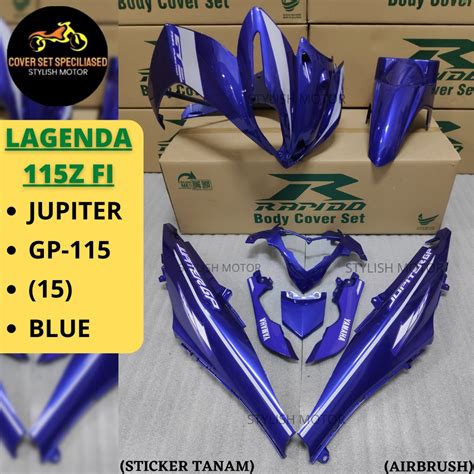 Sticker Tanam Airbrush Rapido Cover Set Yamaha Srl Lagenda Z Fi