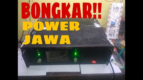 Cara Memperbaiki Power Amplifier Youtube